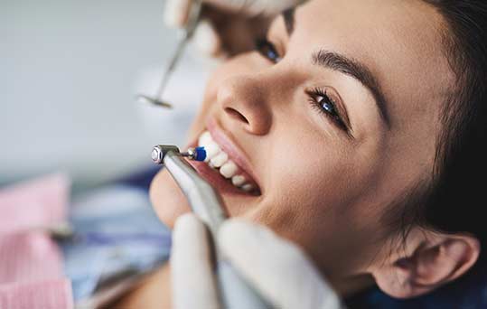Dental hygiene check at Hygienist London Clinic